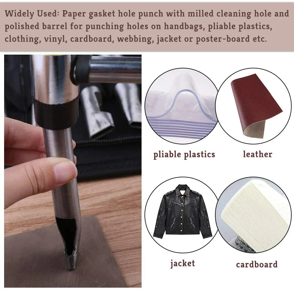 Oval Hole Punch Cutter for Leather Watch Bands