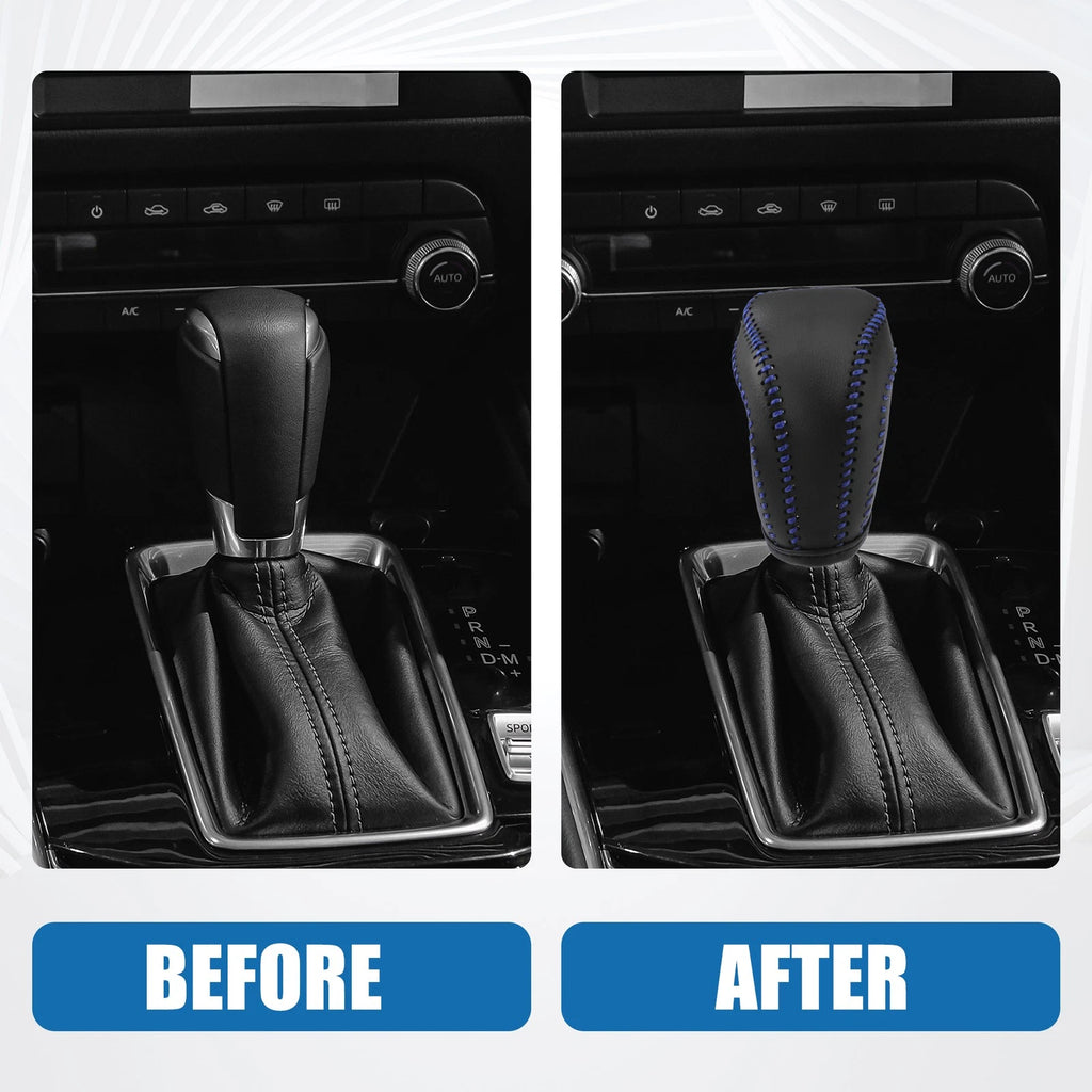 Gear Shift Head Knob Cover Replacement for Toyota RAV4 (2013–2016) Black
