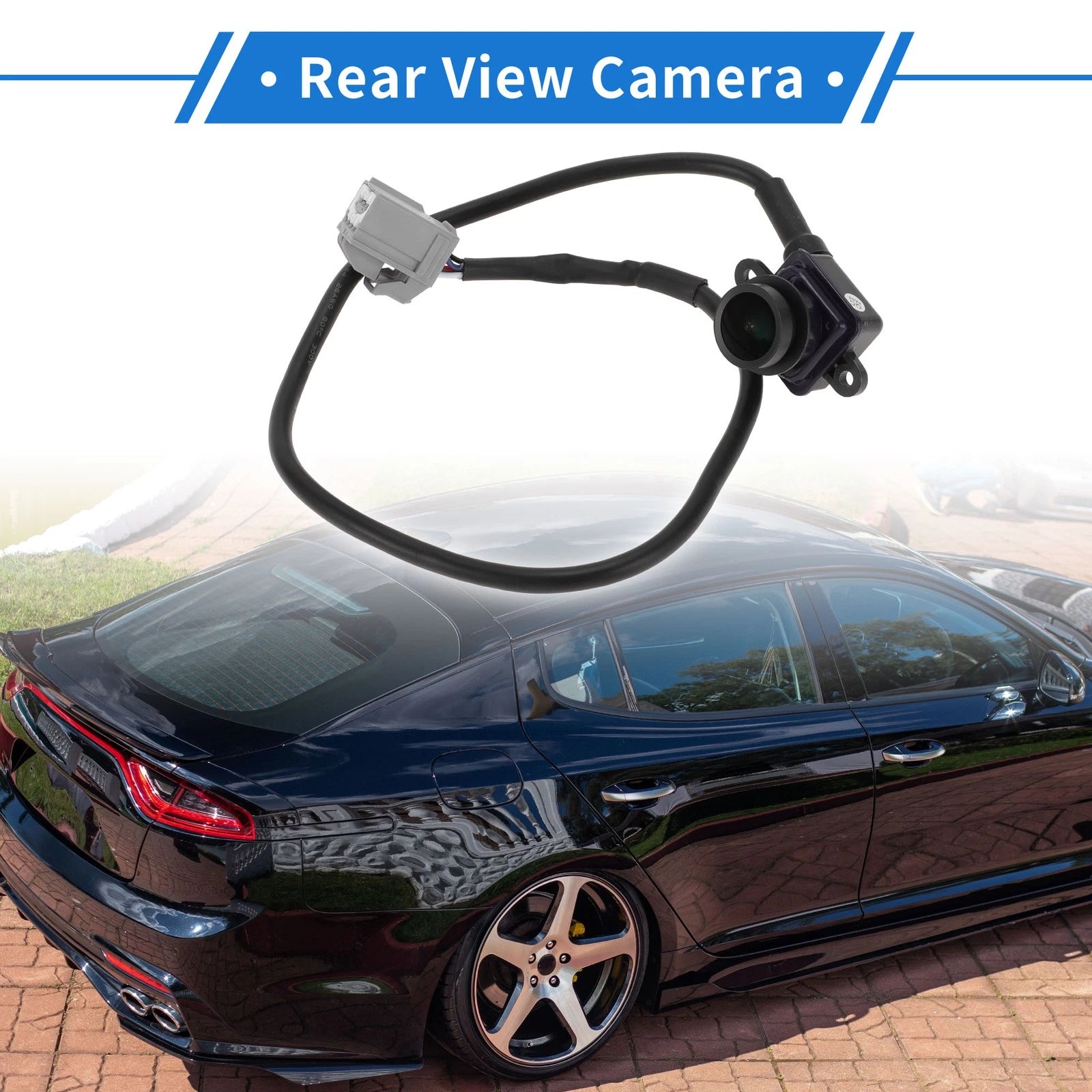 Rear View Backup Camera 120-180 Degree Replacement for Dodge Dart 2013–2016