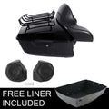 Trunk Backrest Rack Speakers for Harley Touring Road Glide (2014–Present)