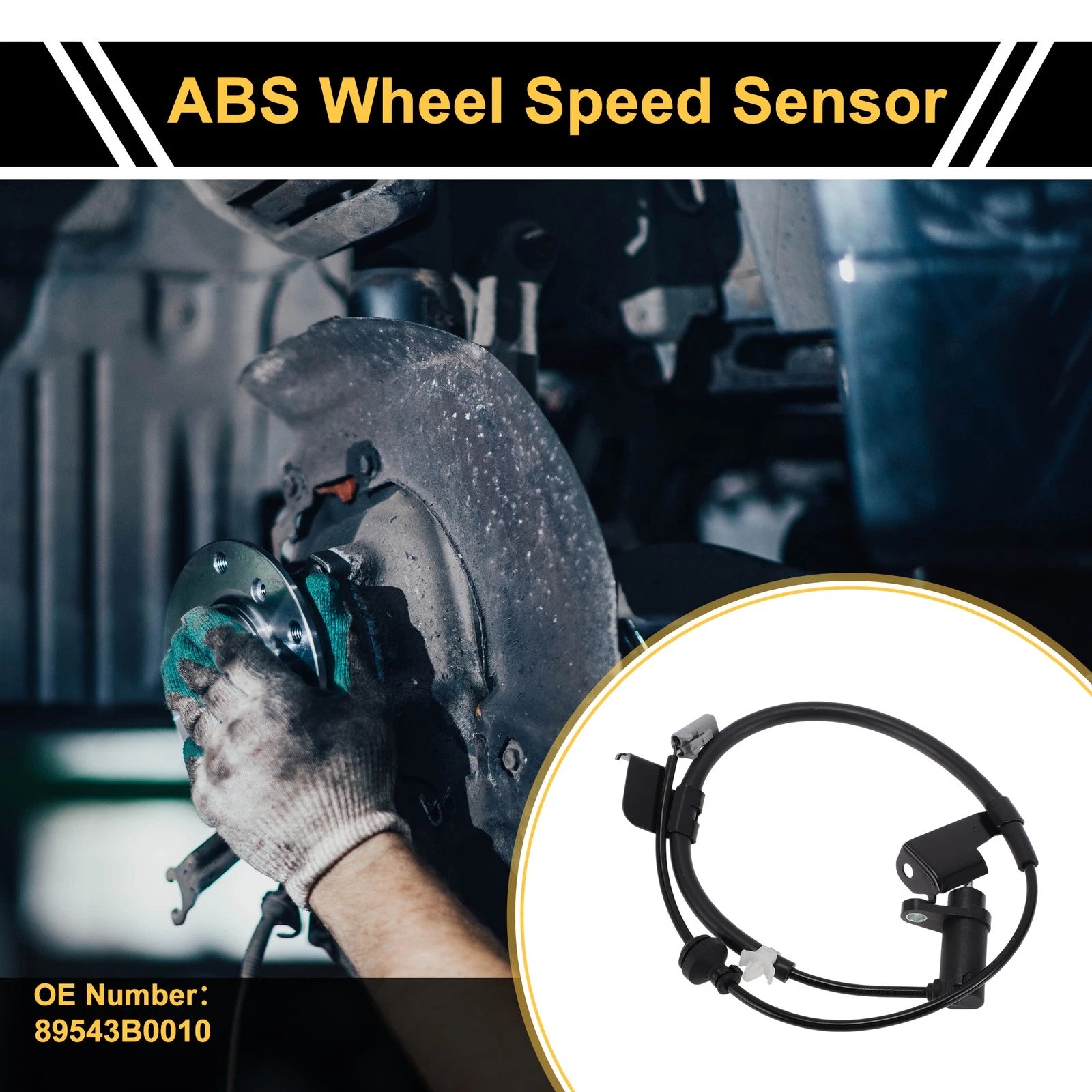 ABS Wheel Speed Sensor Left Front Replacement for Toyota Venza 2020–2022