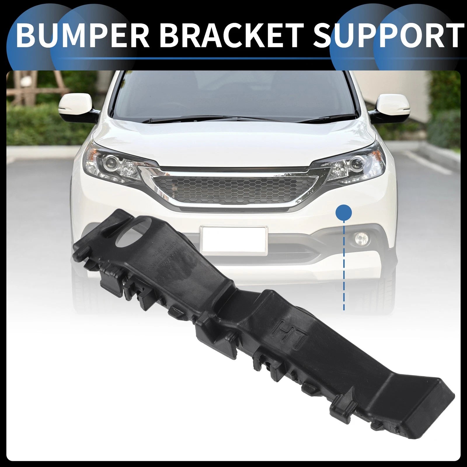 1pc Left Front Bumper Retainer Bracket No. 86513D4000 for Kia Optima (2016–2020)