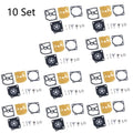 Set of 10 Carburetor Rebuild Kits for Zama RB-45 C1Q EL1/EL5/EL6/EL7/EL10/M43