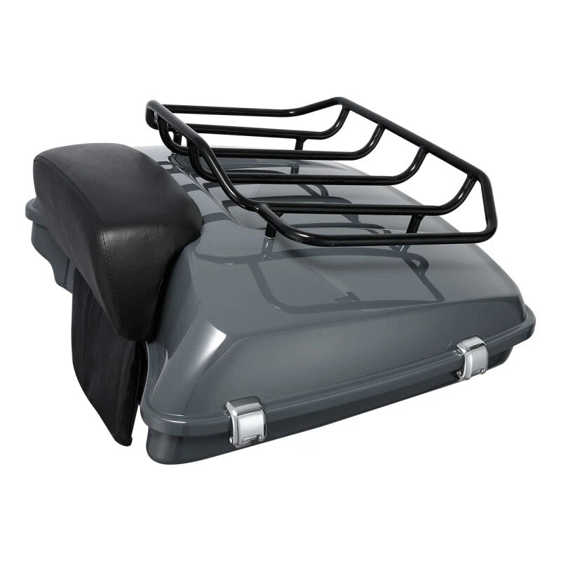 Gray Razor Trunk Backrest for Harley Touring Street Glide (2014–2026)