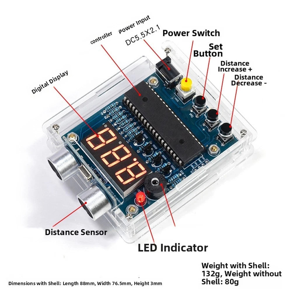 Soldering Kit for Range Meter (Practical Learning, Component Identification)