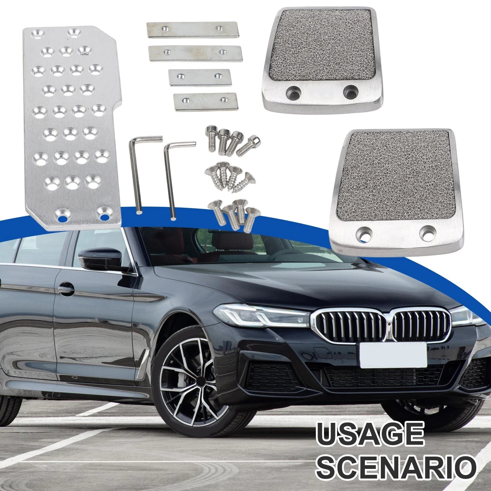 Clutch Footrest Pedal Set for
