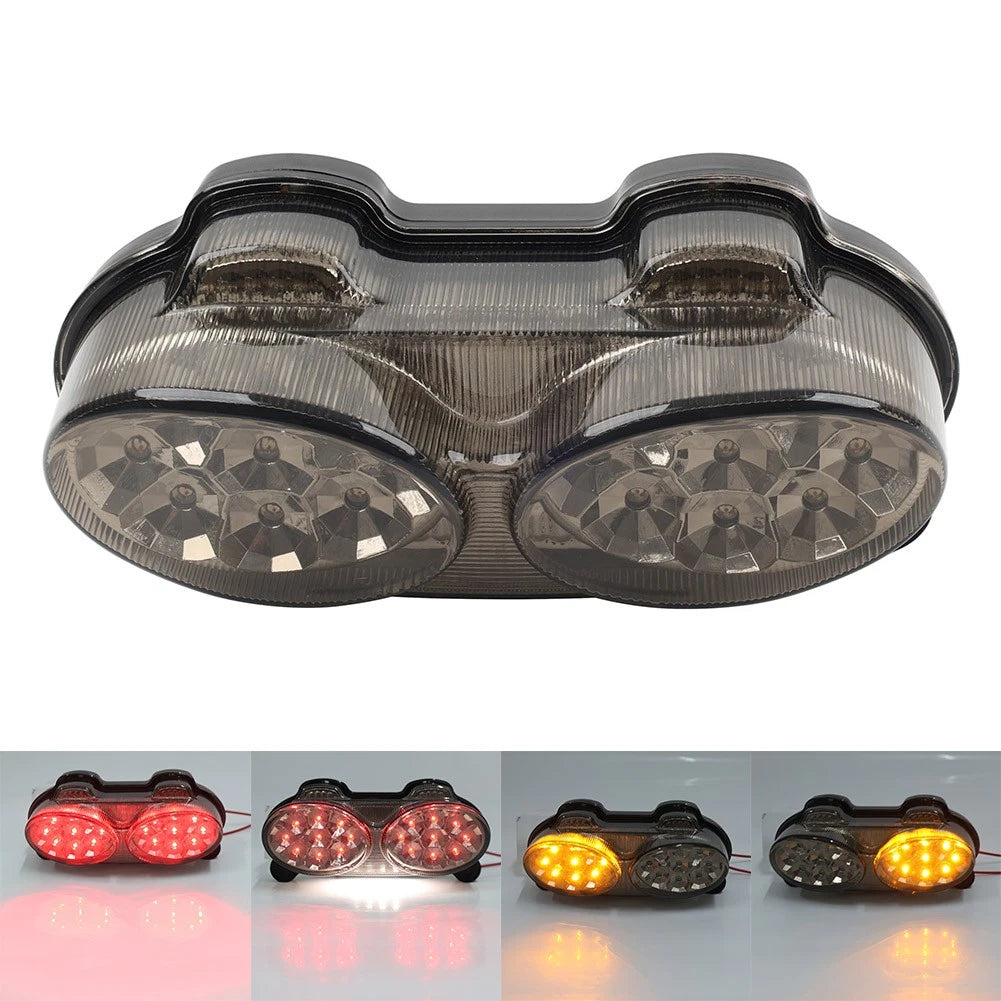 LED Brake Stop Tail Light for Kawasaki Ninja ZX9R (1998–2003) - Smoke
