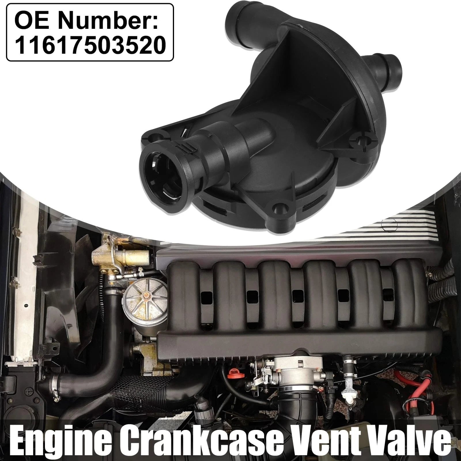 PVC Engine Crankcase Vent Valve Replacement for BMW X3 Z3 Z4 (2000–2006)