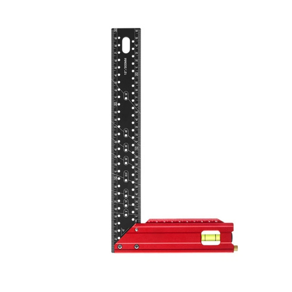 L Shaped Multi Angle Aluminum Measuring Ruler for Woodworking Tasks