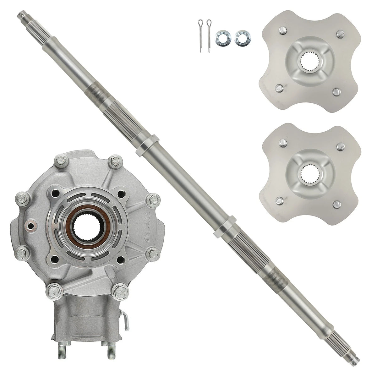 Rear Axle Assembly & Wheel Hubs + Differential for Honda TRX300 (1992–2000)