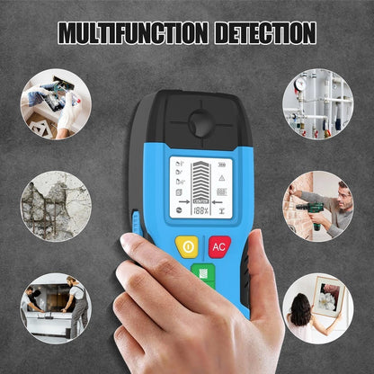 Multi Purpose Wall Detector HW 100 for Studs, Metal Pipes, AC Wires