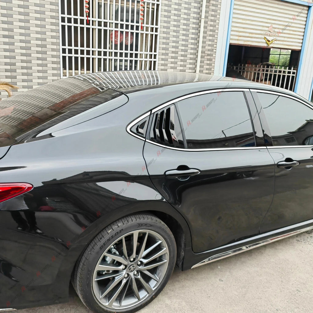 Carbon Look Rear Window Vent Louver Cover for Toyota Camry (2025+)