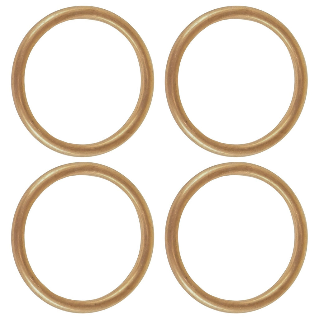4 Pack Exhaust Pipe Gaskets for Honda CBR600F CBR600F2 CBR600F4 (1987–2006)