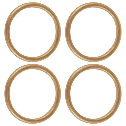 4 Pack Exhaust Pipe Gaskets for Honda CBR600F CBR600F2 CBR600F4 (1987–2006)