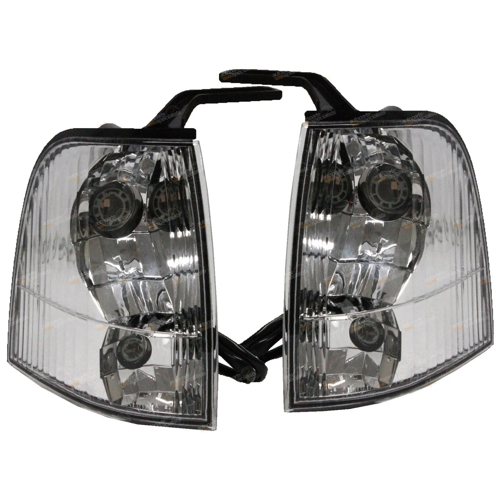 Clear Corner Indicator Lights Pair LH+RH for Ford Courier PG PH (2002–2006)