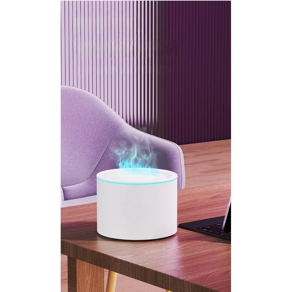 160mL USB Aromatherapy Humidifier - Silent Operation, Wood Texture Design