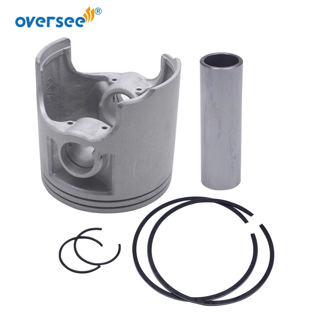 2Pcs Piston & Ring (STD) for Yamaha Waverunner (61X-11631-00, 62T)