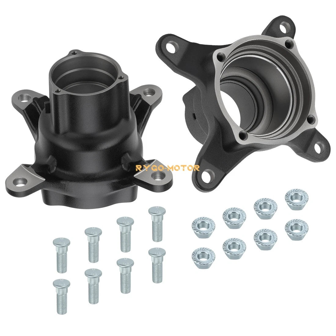 2 Front Wheel Hubs Kit for Polaris Xplorer Worker Big Boss Ranger Sportsman 500 (1996–2007)