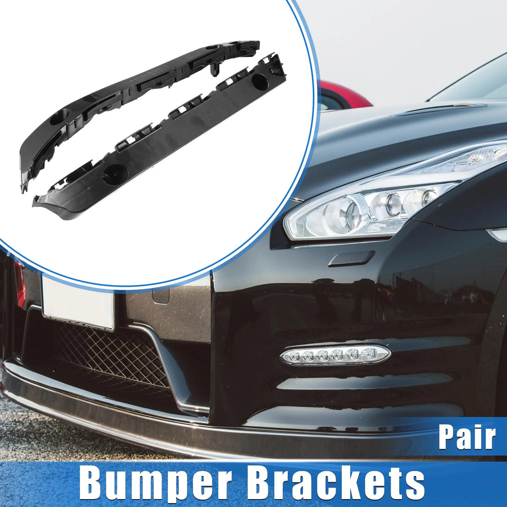 Front Bumper Brackets Support Covers Pair for Toyota Sienna (2004–2010)