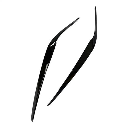 Left & Right Headlight Eyebrow Eyelid Trim for BMW 5 Series G30 (2017–2023)
