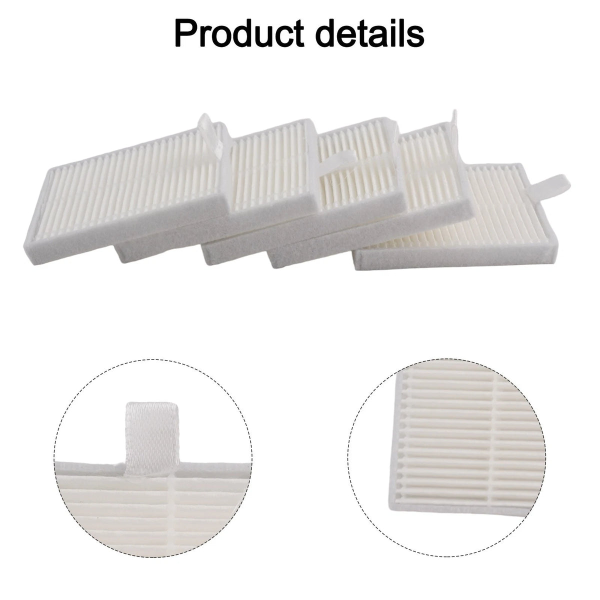 5pcs Filter Kit for Lubluelu Robot Vacuum Cleaner
