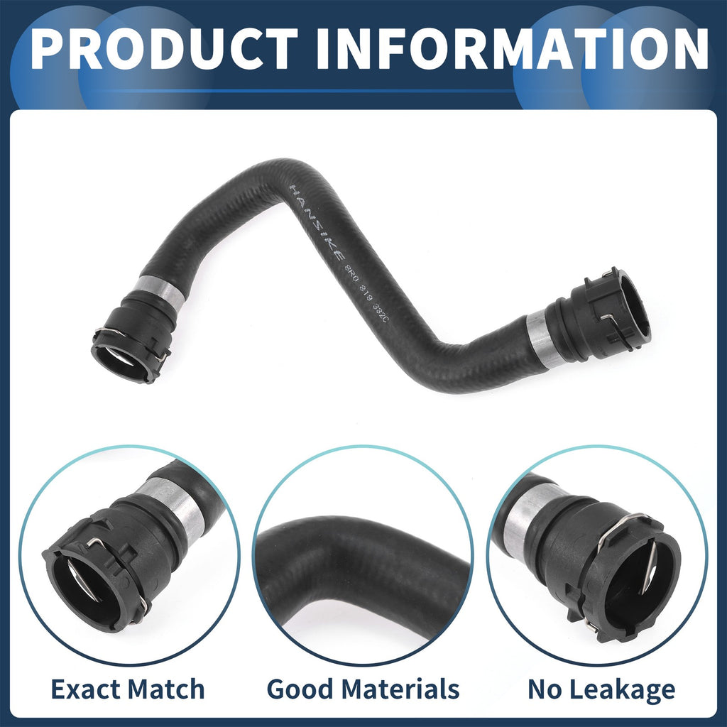 Radiator Hose Replacement for Audi Q5 2.0L (2013–2017)