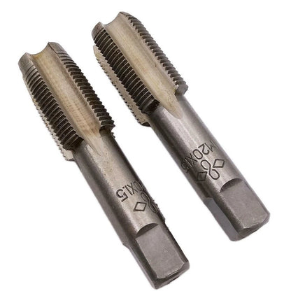 M20 x 1.5mm Metric Thread Hand Taps Set of 2 HSS Tapping 86mm