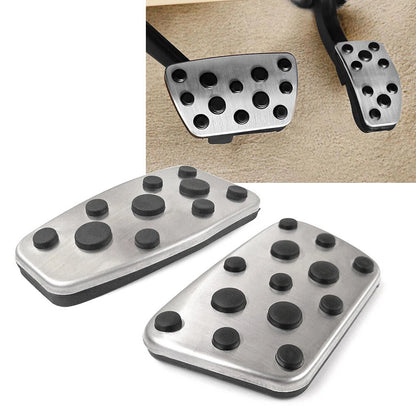 Accelerator Brake Pedal Pad Covers For Toyota Land Cruiser LC200 2013-2021