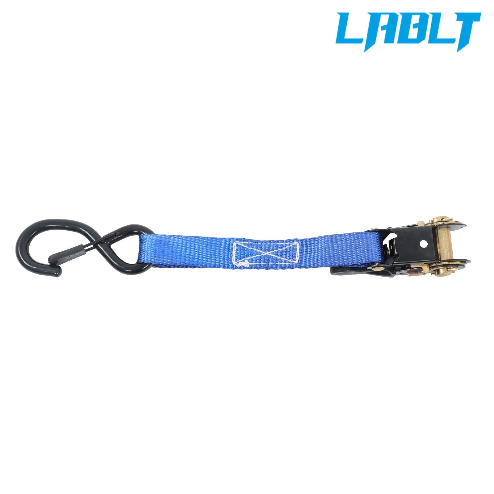 4X 1" × 15' Tie Downs Ratchet Straps 2200Lbs with S Hook for Universal Use