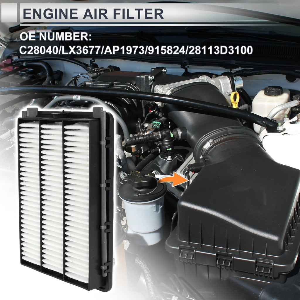 Car Air Filter Replacement for Hyundai Tucson TL TLE 1.6L-2.0L (2015–2020)