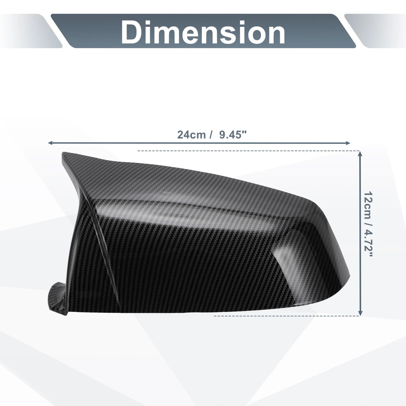 Rearview Mirror Cover Set for BMW 5 Series E60 E61 (2004–2010)