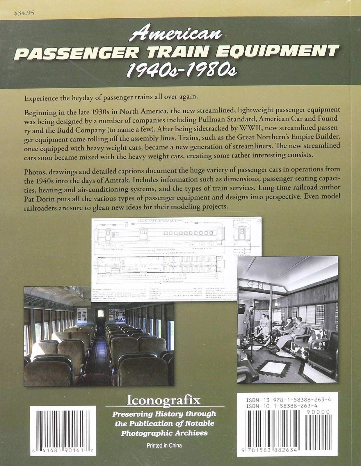 American Passenger Train Equipment Book (1940–1980)