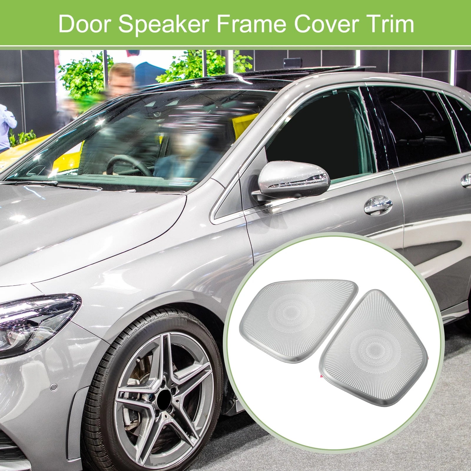 4 Pcs Door Speaker Frame Cover Trim Front Rear for Mercedes Benz A B Class (2013–2022)