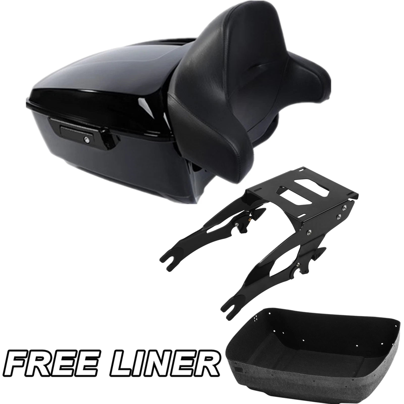 Trunk Backrest Mount Rack for Indian Chieftain Dark Horse (2016–2025)