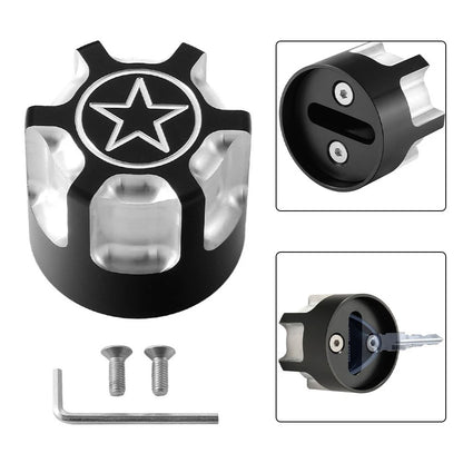 Ignition Key Cover for Spyder F3 RT (2015–2023) Black Aluminum