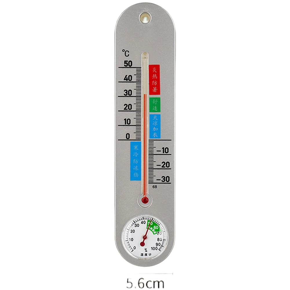 Digital Hygrometer Thermometer for Indoor Outdoor Use (Wall Mount)