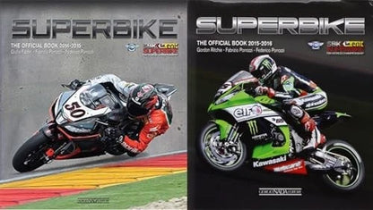 Set of 2 Superbike Official Books (2014–2016)