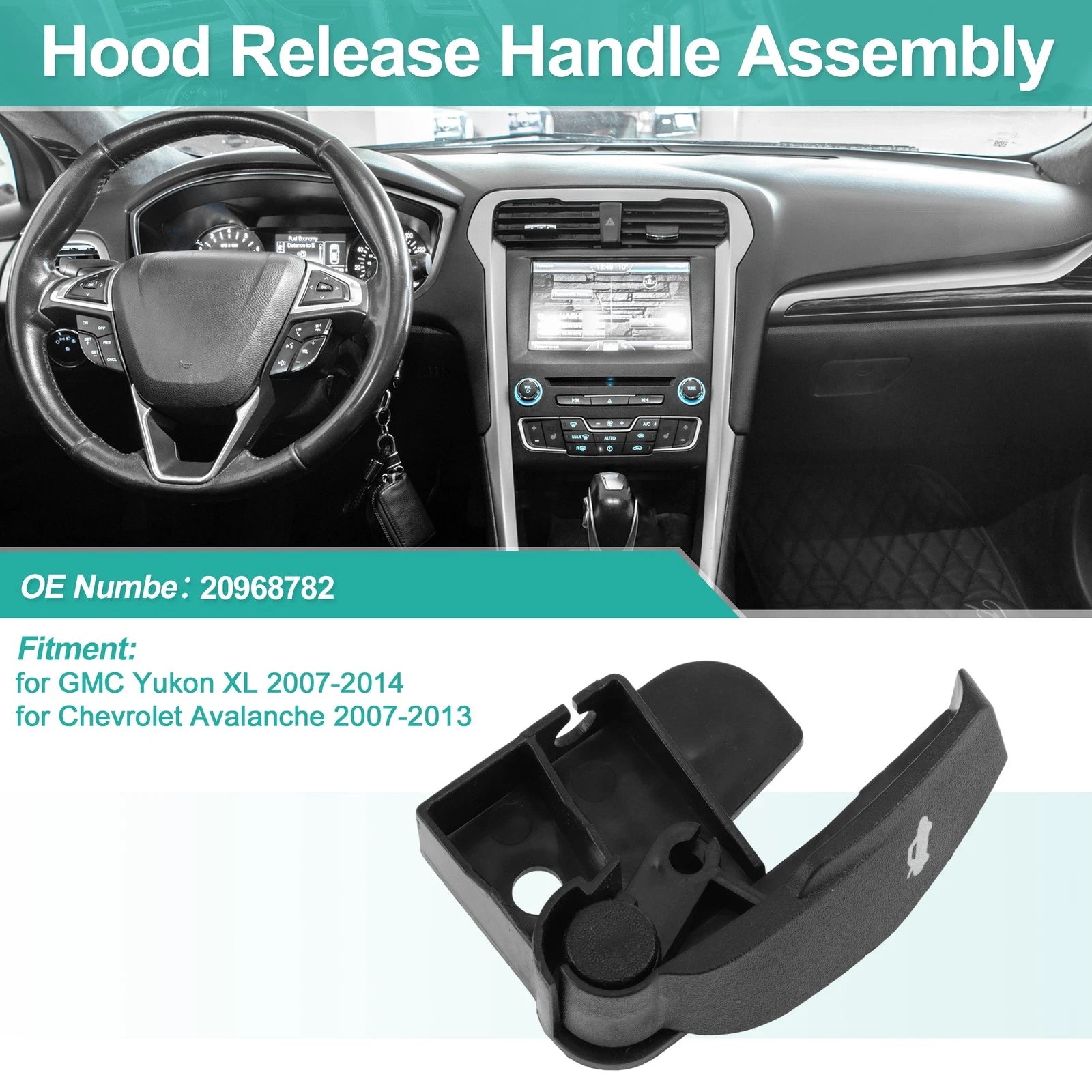 Hood Latch Release Handle for GMC Yukon XL (2007–2014)