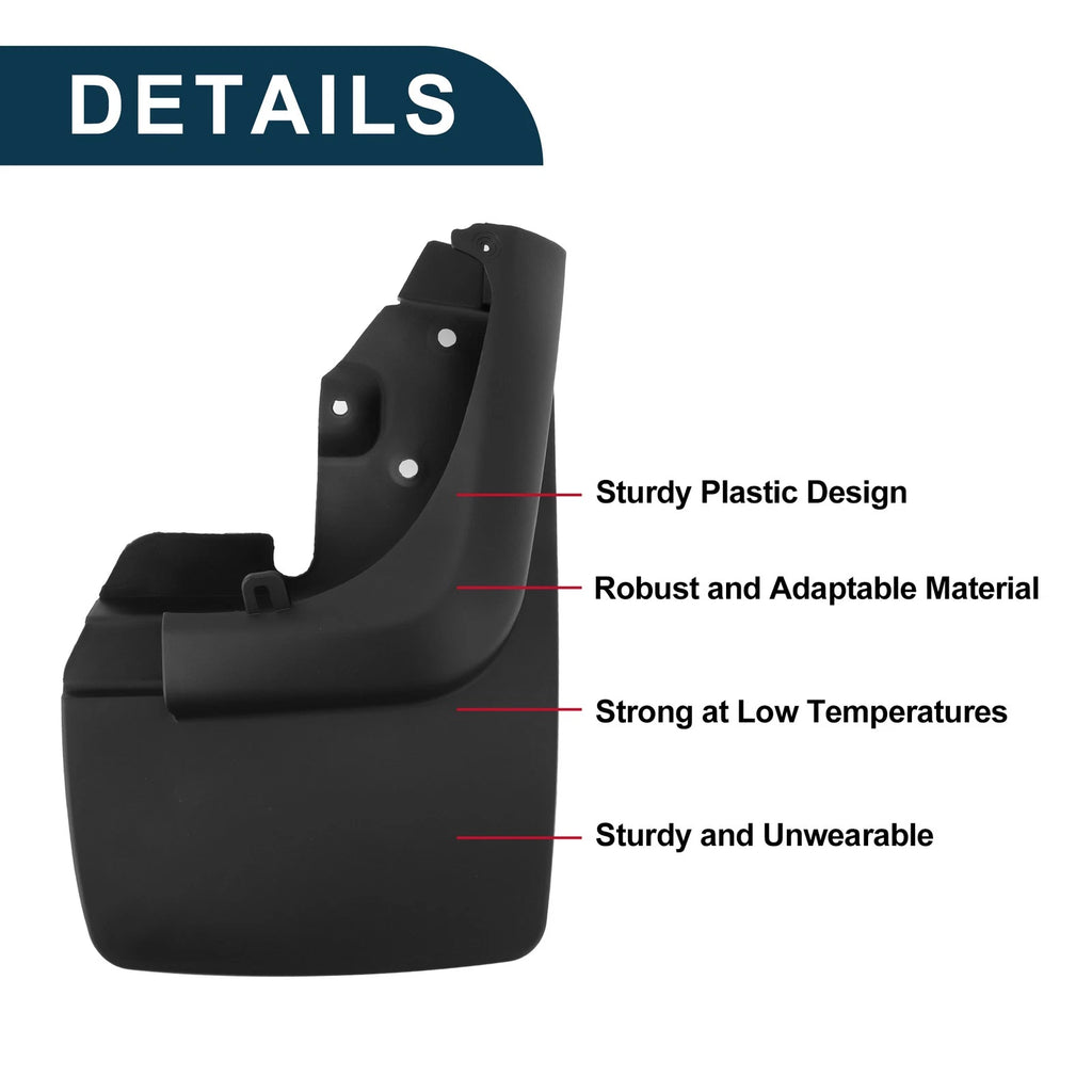 Mud Flaps Splash Guards for Toyota Land Cruiser LC80 (1990–1997)