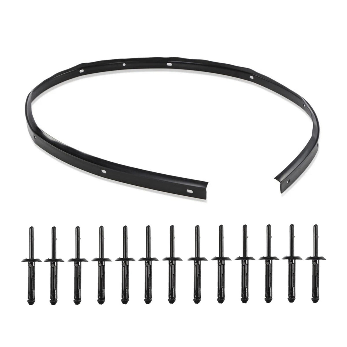 Front Bumper Hood Seal & Rivets Kit for Dodge Challenger (2008–2022)