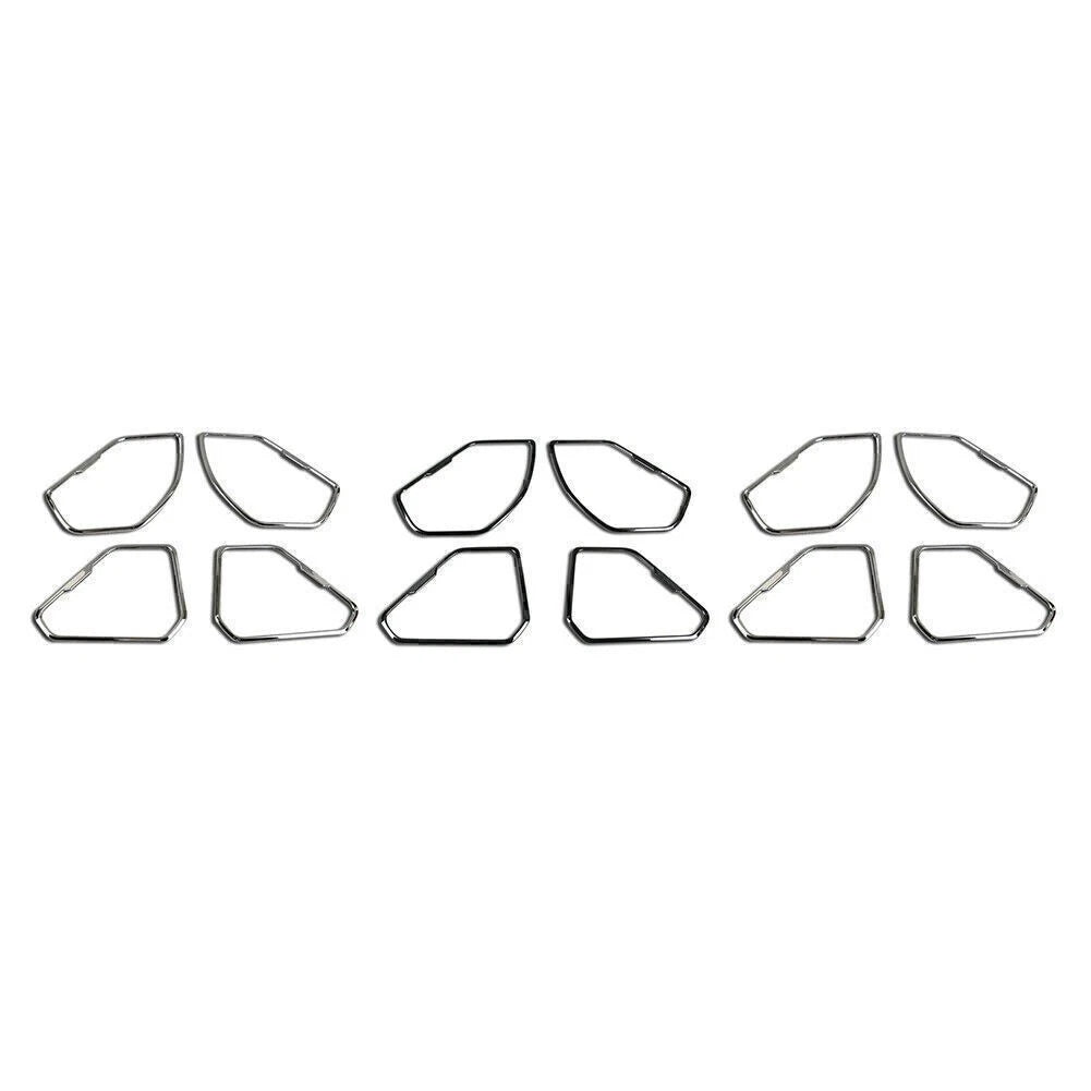 Chrome Door Speaker Sound Panel Cover Bezel for Toyota RAV4 (2019–2020)