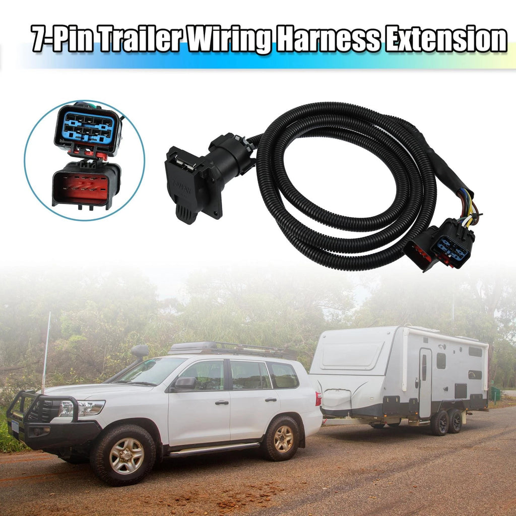 7 Pin Trailer Wiring Harness Extension Vehicle Side for Ram 1500 2500 (2013–2025)