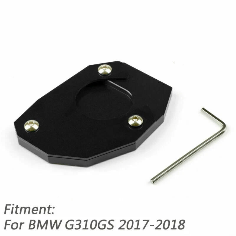 CNC Kickstand Side Plate Extension Pad for BMW G310GS (2017–2018)