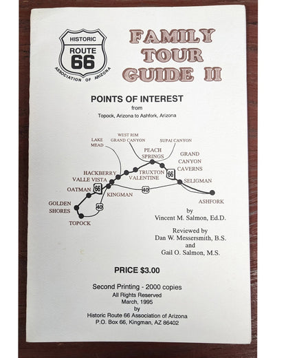 Set of 2 Route 66 Guidebooks for Family Tours