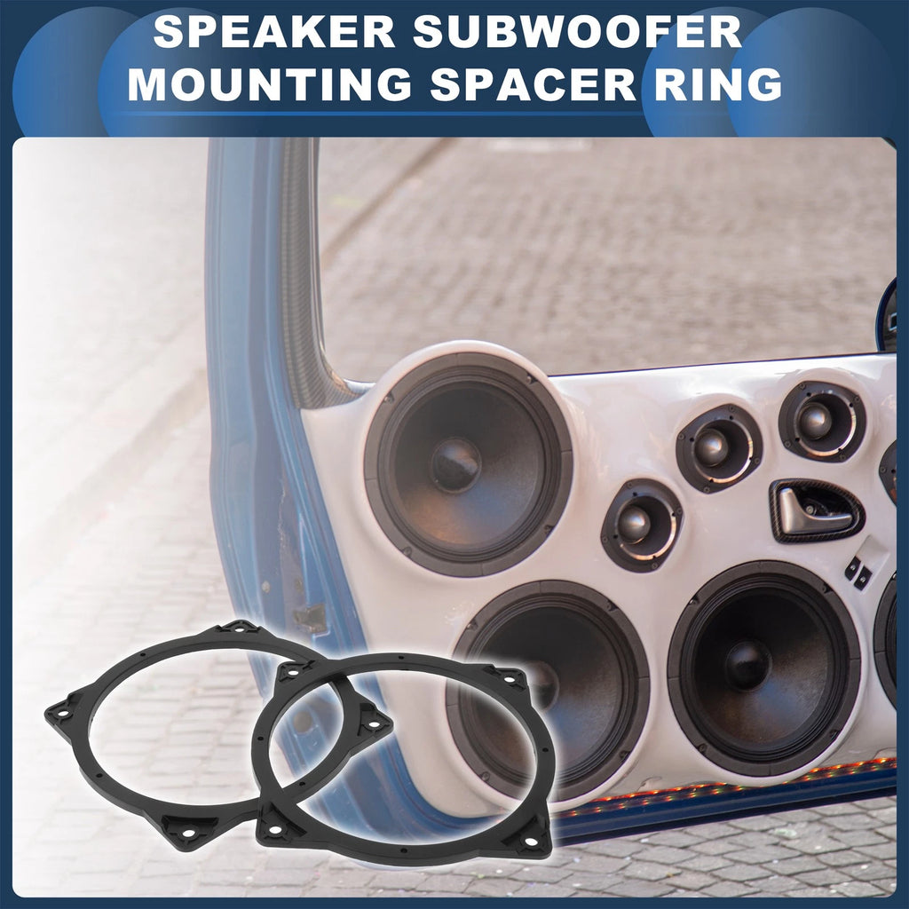 2X Speaker Spacer Ring Tweeter Adaptor for Hyundai 6.5"