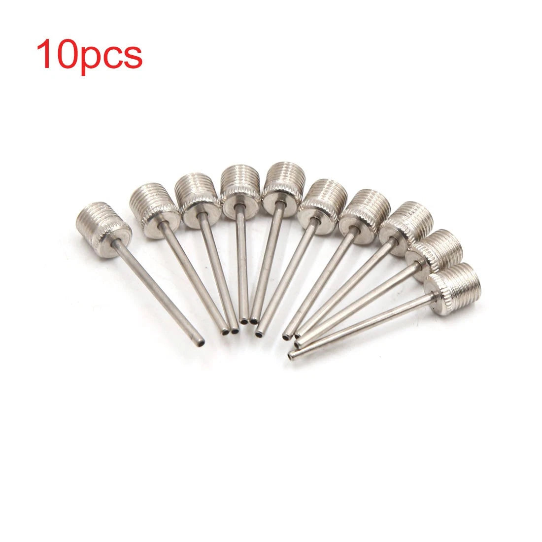 Air Pump Inflator Needle Nozzles Replacement Set for Bike Bicycle (10) (—)