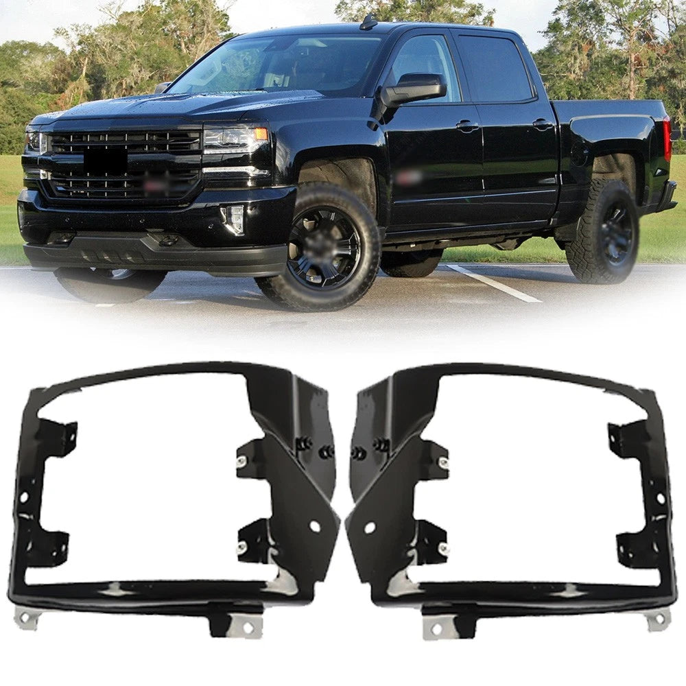 2X Bumper Bracket for Chevrolet Silverado 1500 (2016–2018) Front Outer