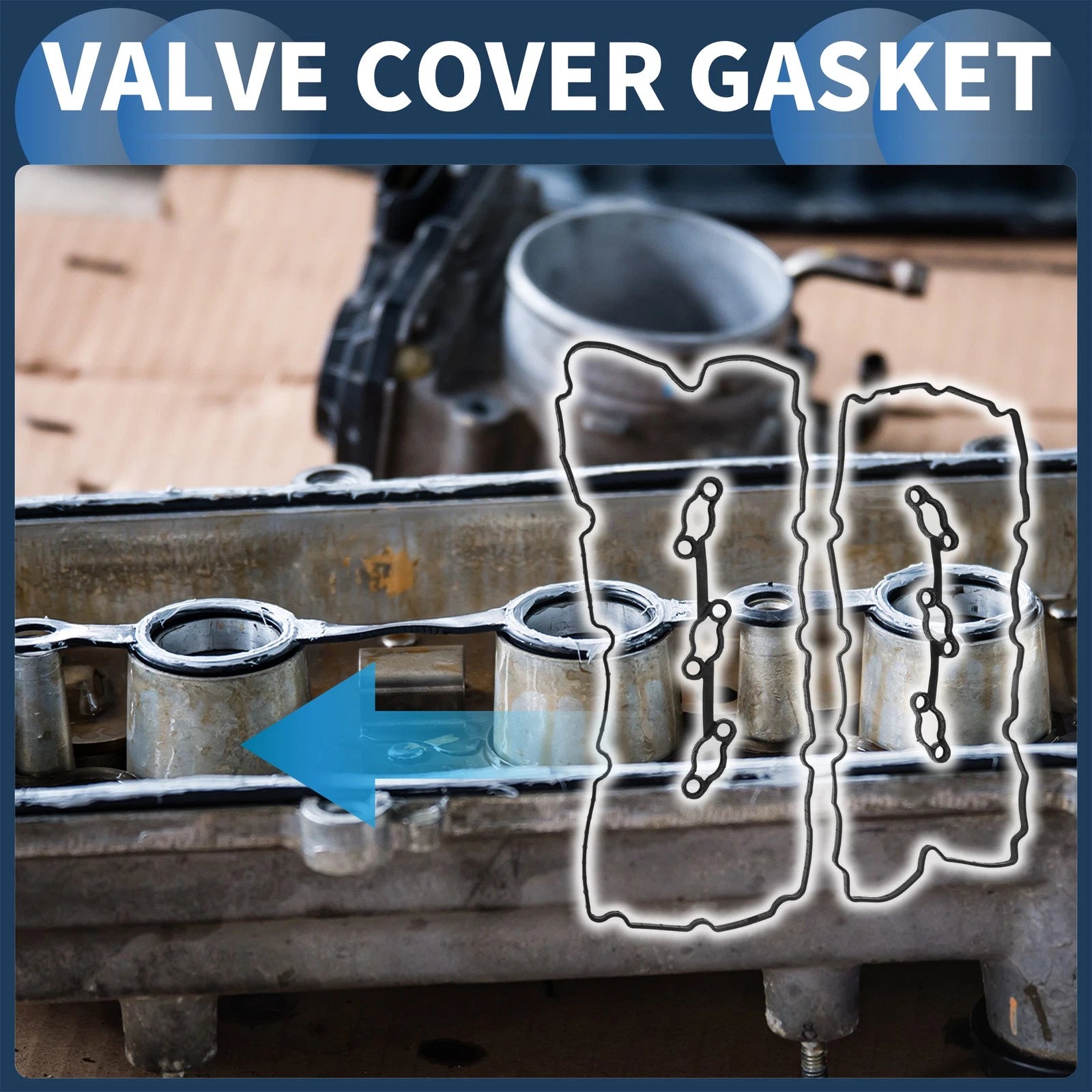 Valve Cover Gasket Set Replacement for Hyundai Azera (2012–2017) 3.3L V6