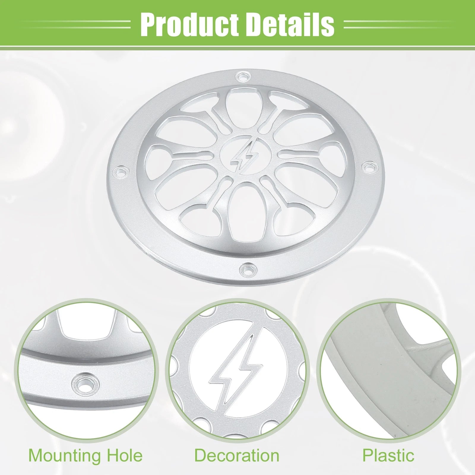 2pcs Speaker Grill Cover for Auto Subwoofer (Universal Fit)