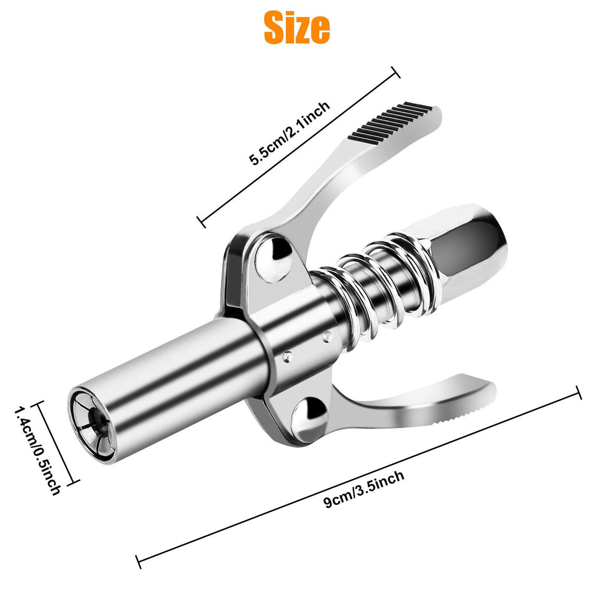 Grease Gun Coupler 1/8" NPT for Automotive Use (Compatible with )